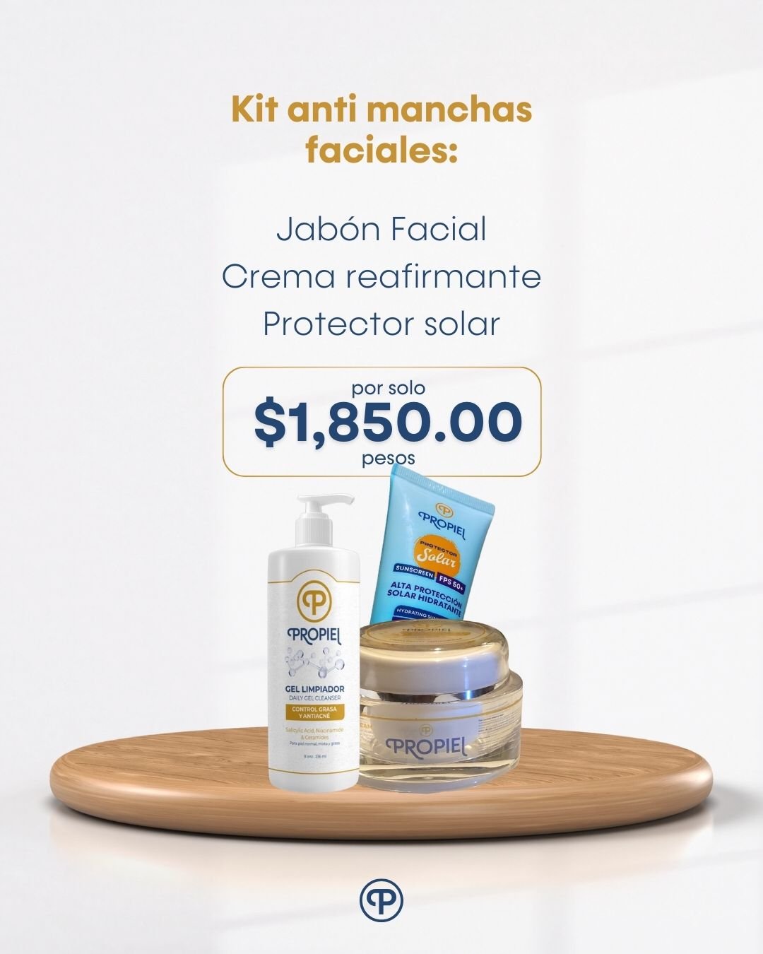 Kit anti manchas faciales